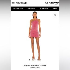 Superdown Pink Mini Dress